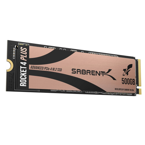 SABRENT 500gB Rocket 4 Plus NVMe 40 gen4 PcIe M2 Internal SSD Optimize