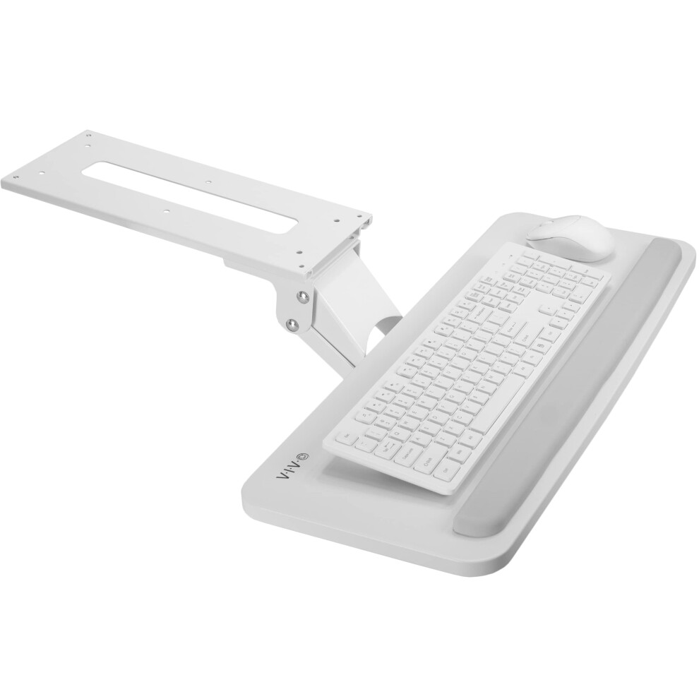 VIVO Adjustable computer Keyboard and Mouse Platform Tray Ergonomic Un