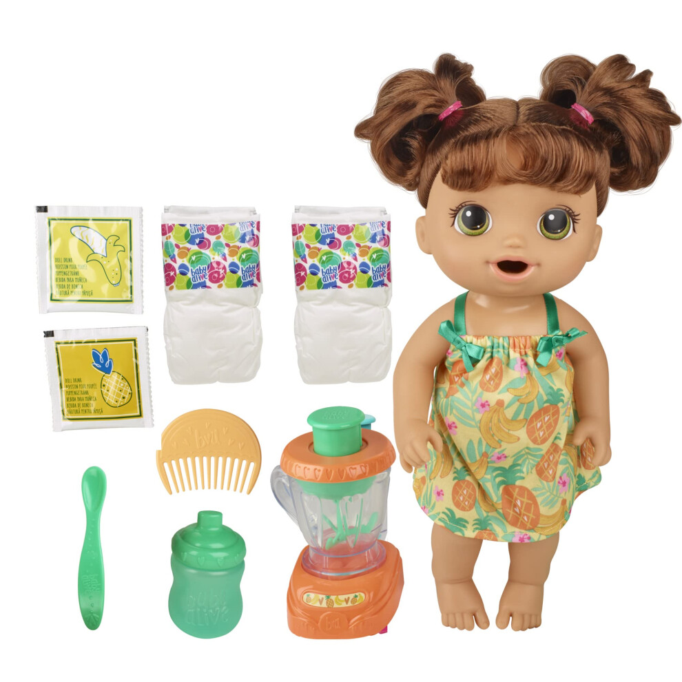 Baby Alive Magical Mixer Baby Doll Tropical Treat with Blender Accesso