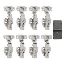 LOOTIcH 110 Deg Kitchen Units concealed cabinet Door Mute Hinges 35mm