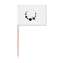 Planets Around Bracelet Art Deco Fashion Toothpick Flags Marker Topper Party Decoration
