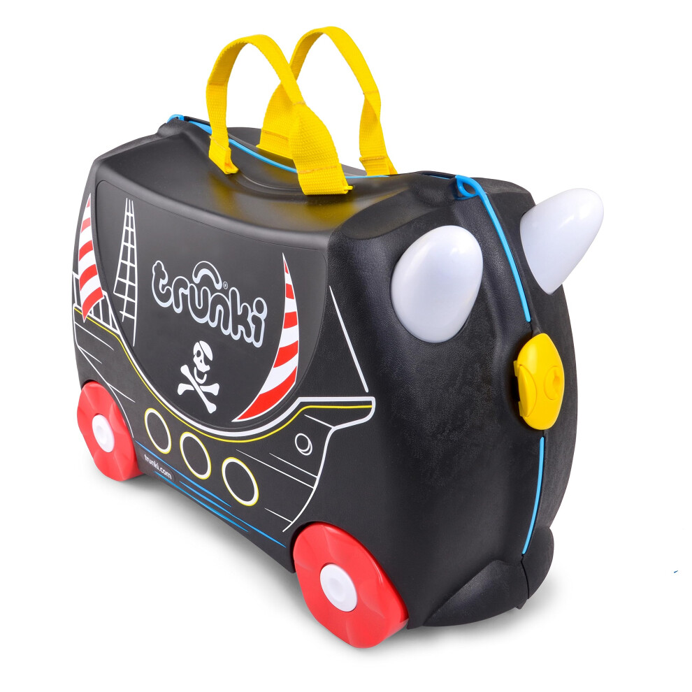 Trunki Walizka Dziecieca Do Ciagniecia Torba Podrzna Dla Malucha Urocza Torba Z Klkami Niezbedne W Podrzy Samolotem: Pedro Pirate Black-image
