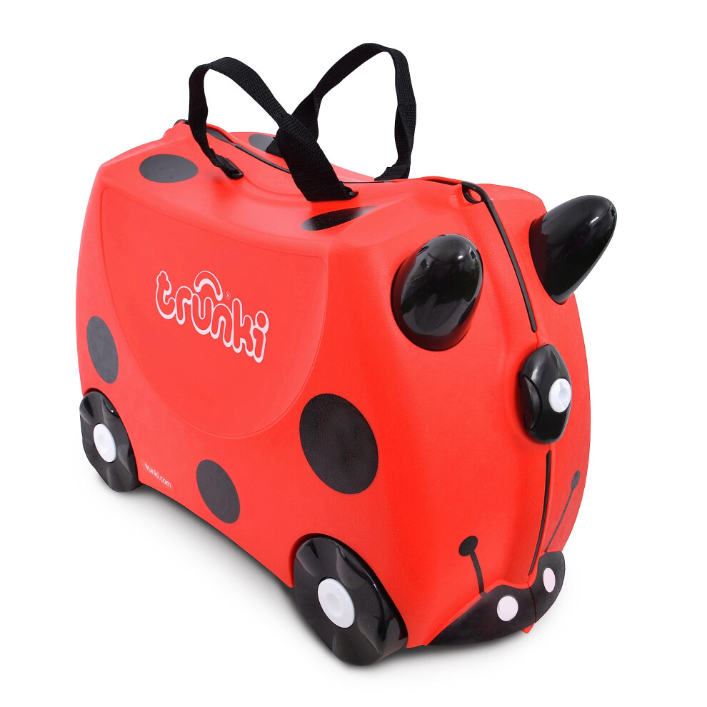 Trunki Ride-On Kids Suitcase  Tow-Along Toddler Luggage  carry-On cute