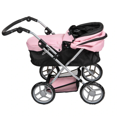 Silver Cross Ranger Doll Pram with Adjustable Handle & Storage Basket 2