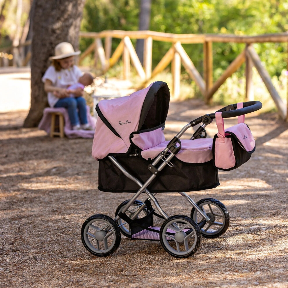 Silver Cross Ranger Doll Pram with Adjustable Handle & Storage Basket