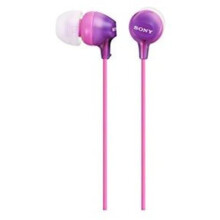 Sony in-Ear Headphones (Violet) - Stereo - Violet - Mini-Phone - Wired
