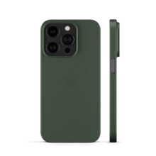 PEEL Super Dunne Case voor iPhone 14 Pro (Midnight Green) - Strak Minimalistisch Ontwerp, Zonder Merken, Ultra Dun - Beschermt & Toont Je Apparaat