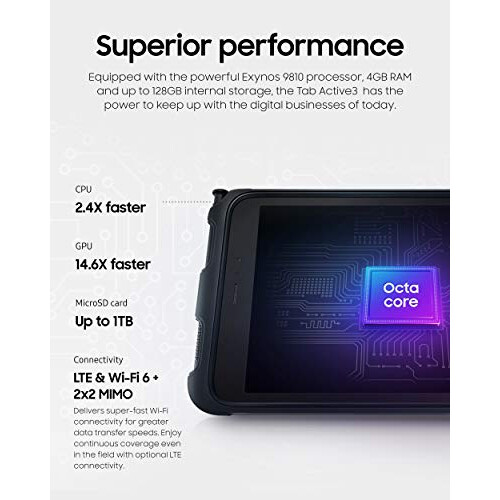 Samsung Samsung Galaxy Tab Active3 Enterprise Edition 8    Rugged Multi Purpos 2