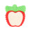 Infantino Lil' Nibblers Vibrating Apple Teether -Sensory Exploration a 1