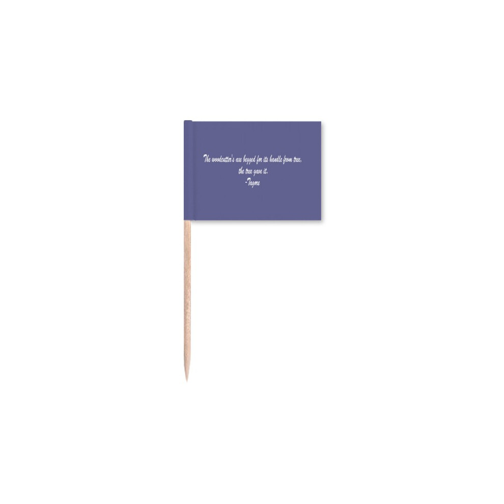 Qoutes Healing Sentences Woodcutten Axe Tree Toothpick Flags Marker Topper Party Decoration-image-OPC-PFKYT6P-NEW