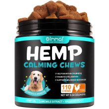Dog Food Hemp Chews Calming Chews for Dogs Anxiety Relief Treats Chicken