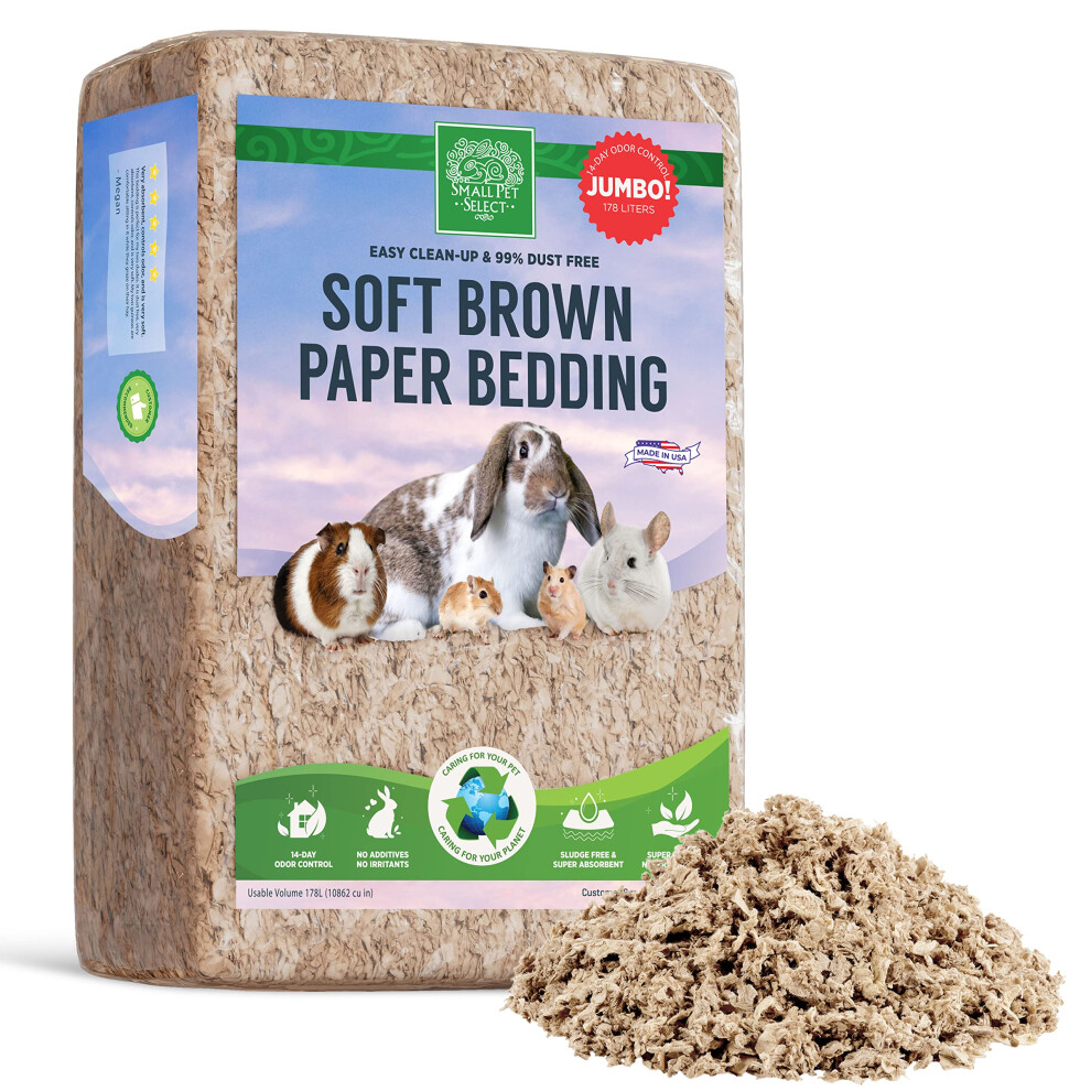 Small Pet Select Premium Small Animal Bedding Natural Soft Paper Bedd