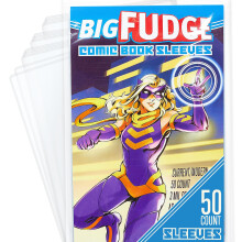 BIG FUDGE Comic Book Bags - Comics Plastic Covers - Cover Protector Sl