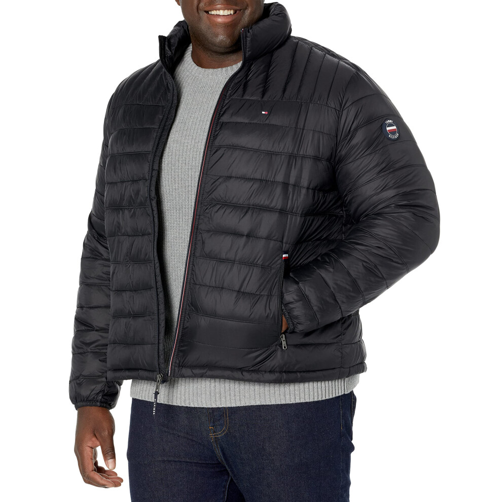 Tommy Hilfiger mens Ultra Loft Lightweight Packable Puffer Jacket (Sta