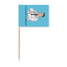 Resistance Disease Anti Epidec Doctor Toothpick Flags Marker Topper Party Decoration