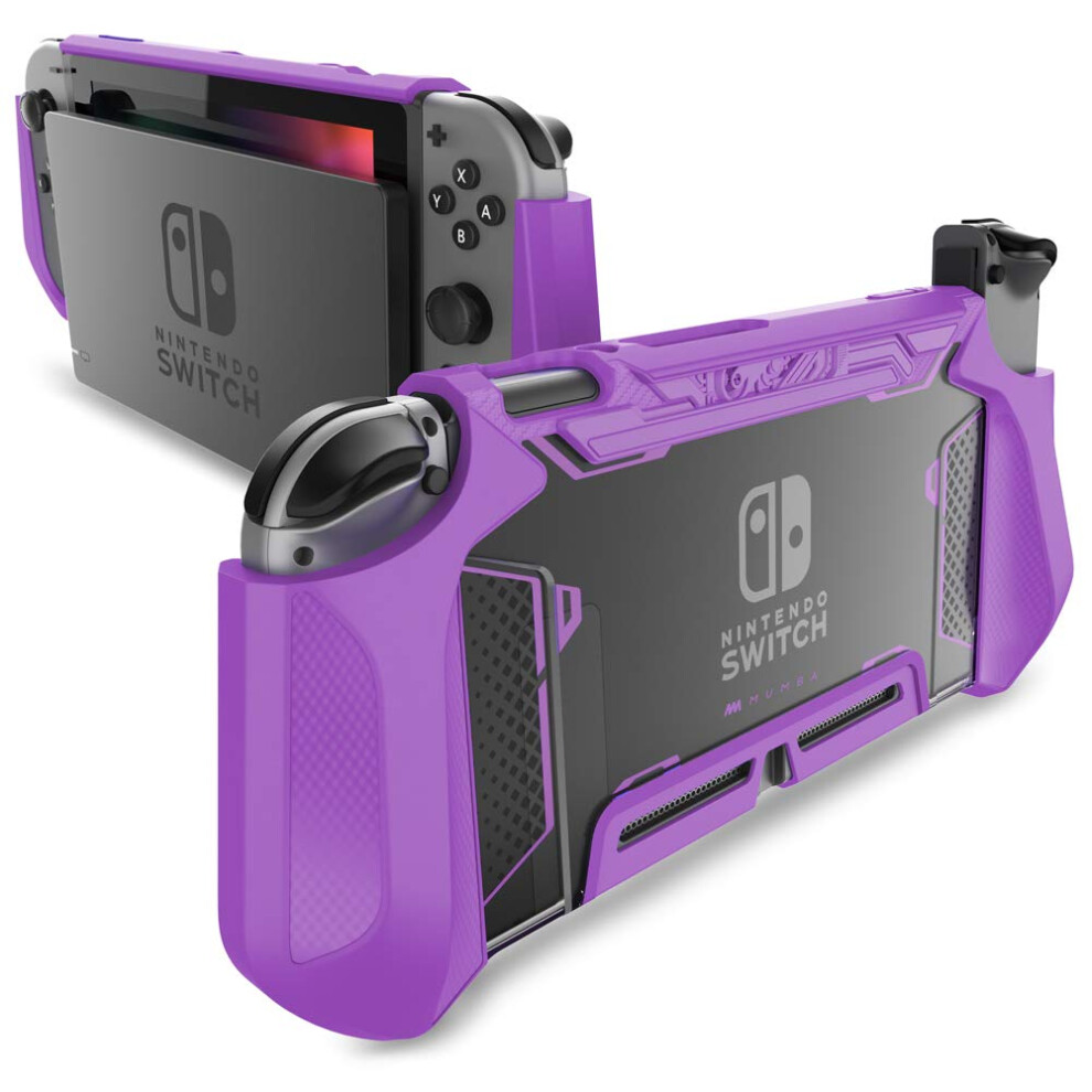 Dockable Case for Nintendo Switch - Mumba TPU Grip Protective Cover Ca