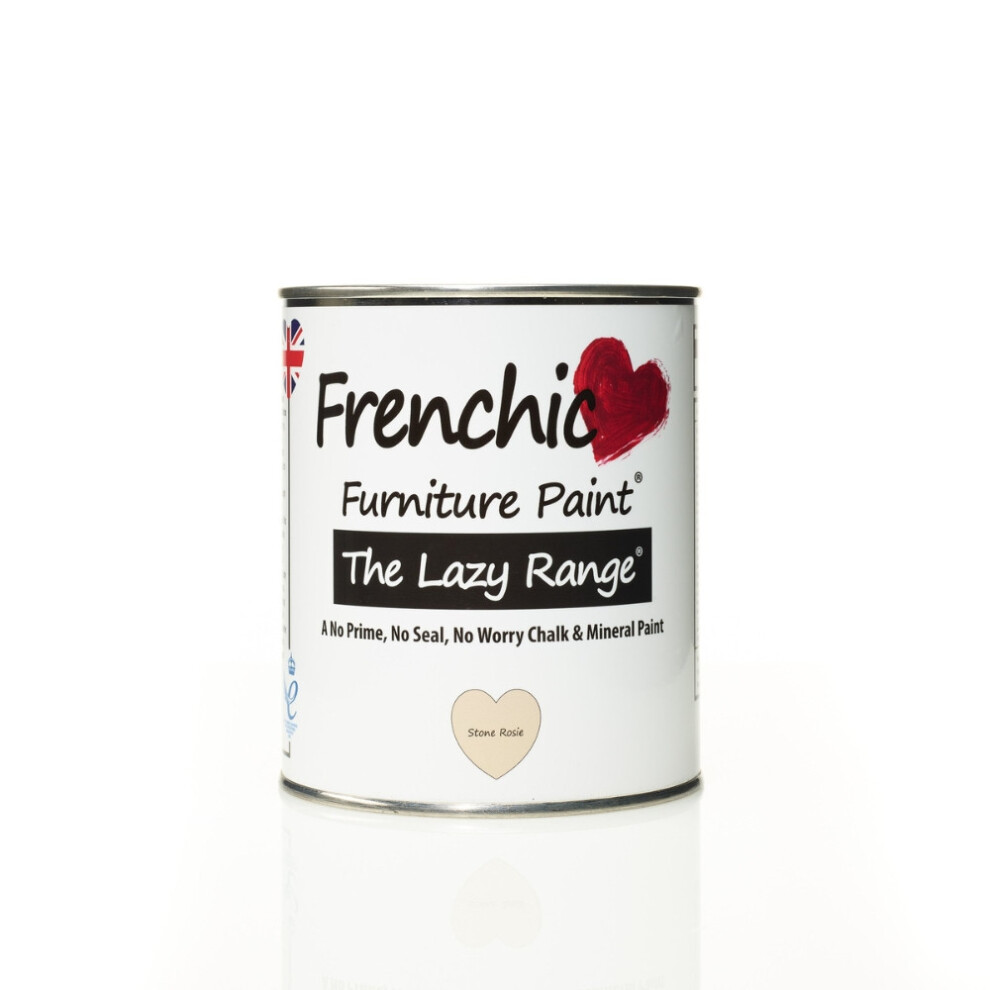 (750Ml) Frenchic - Stone Rosie - The Lazy Range Chalk Furniture Paint 5013296140485