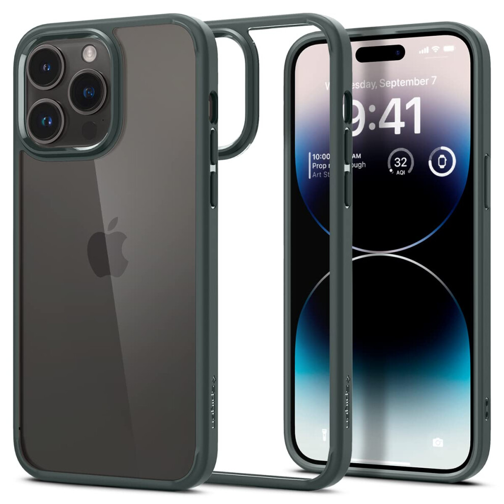 Spigen Ultra Hybrid for iPhone 14 Pro Case [Anti-Yellowing Technology]