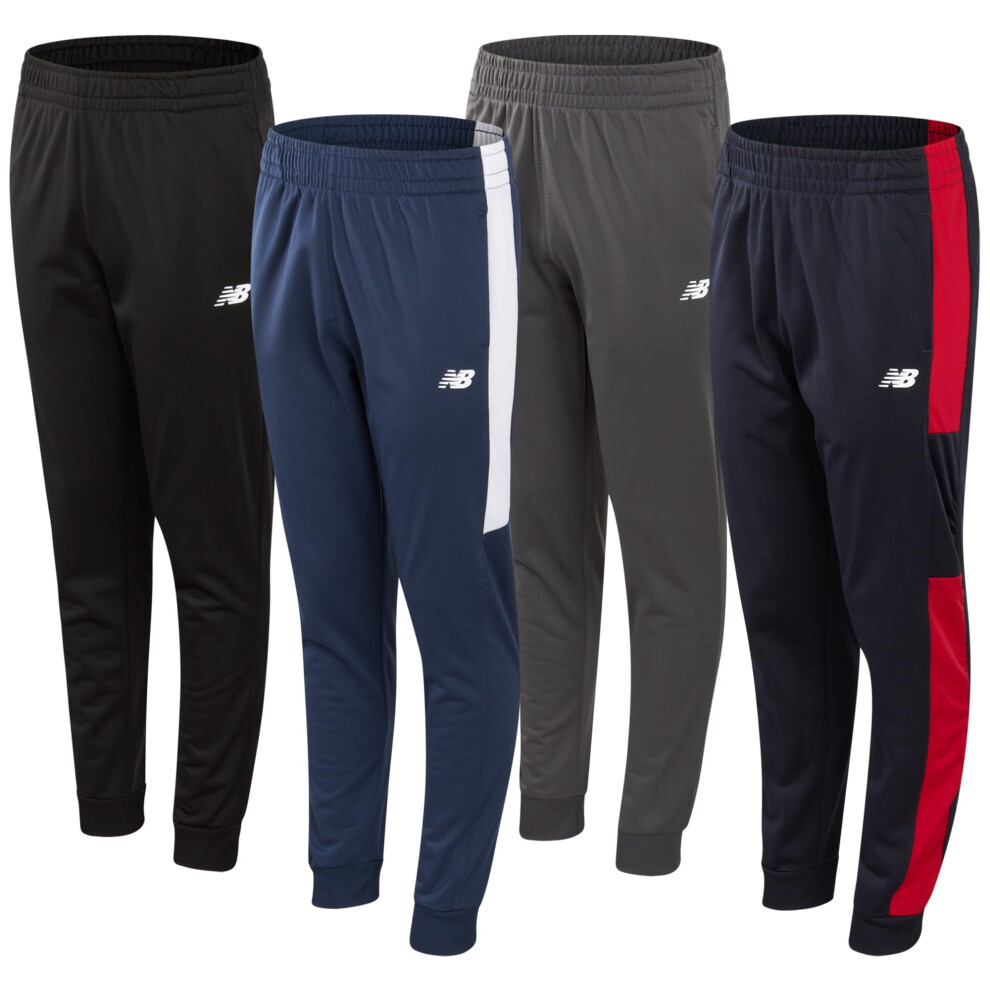 New Balance BoysSweatpants - 4 Pack Active Tricot Jogger Sweatpants -