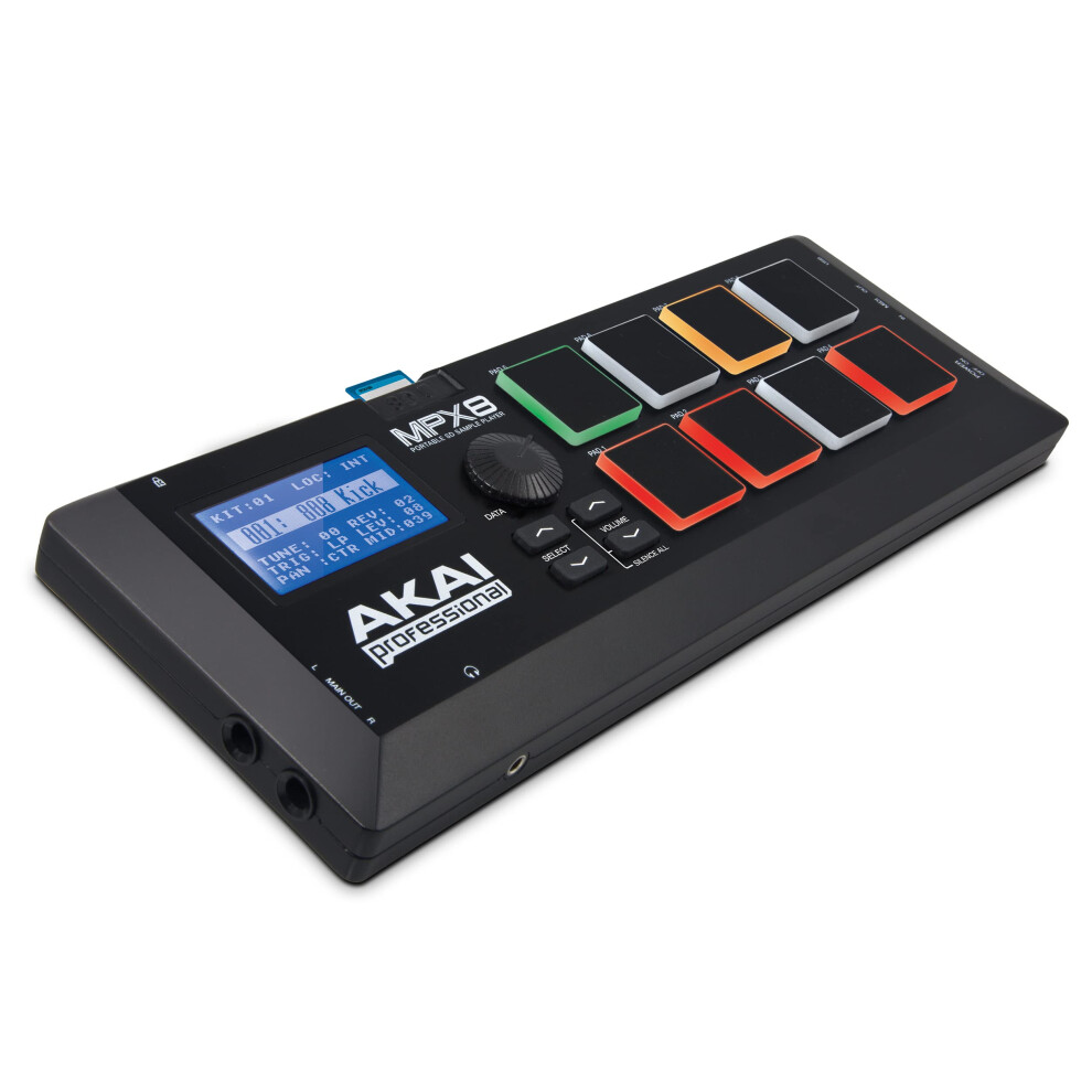 AKAI Professional MPX8 - Portable Sample Pad controller With 8 Perform