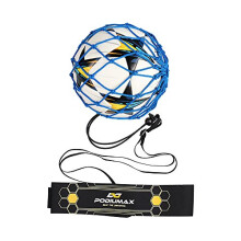 PodiuMax Hands-Free Soccer Kick/Throw Trainer New Ball Locked Net Des