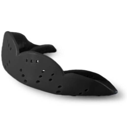 SISU Aero Medium Mouthguard  Charcoal Black - 1.6mm Thin - Custom-Mold
