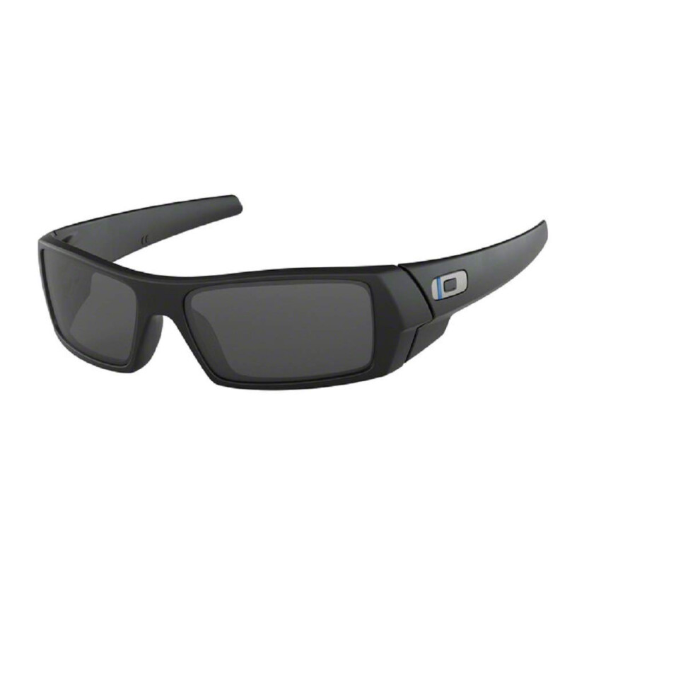 Oakley Gascan OO9014 901411 Matte Black- Blue Stripe/Grey Sunglasses +