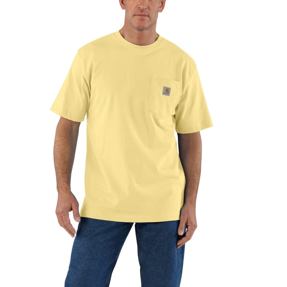 carhartt mens Loose Fit Heavyweight Short-sleeve Pocket T-shirt K87 Wo