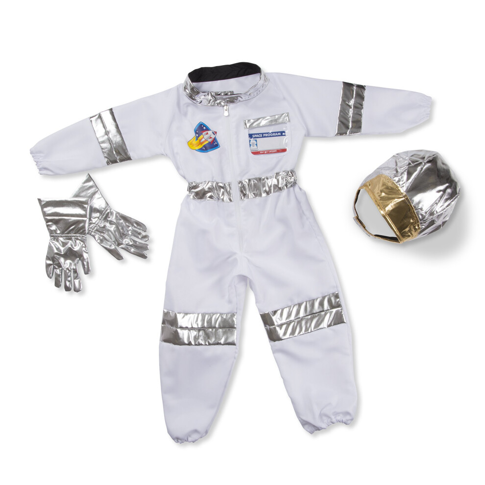 Melissa & Doug Astronaut Costume Role Play Set - Pretend Astronaut Out