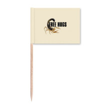 Scorpion Insect Pincers Attack Toothpick Flags Marker Topper Party Decoration