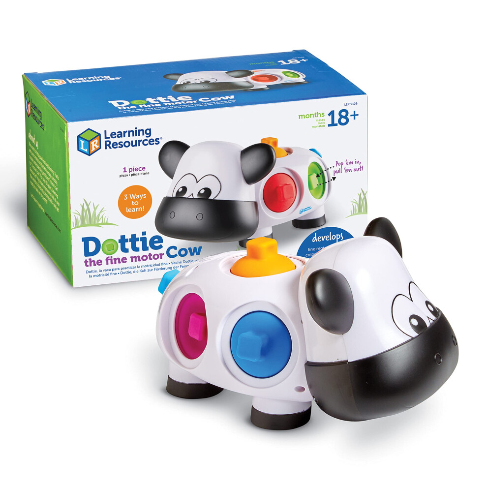 Learning Resources Dottie the Fine Motor Cow - 1 Piece  Ages 18+ month