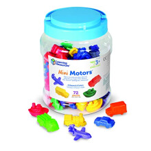 Learning Resources Mini Motors Tellen en Sorteren Leuke Set - 72 Stuks