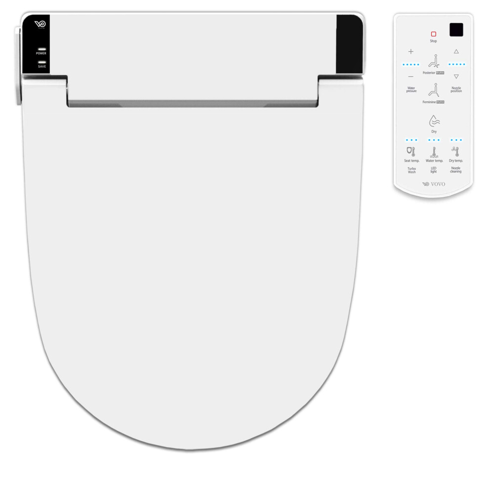 Vovo Vb-6100Sr Electric Smart Bidet Toilet Seat With Dryer Heated Toi 850016152220