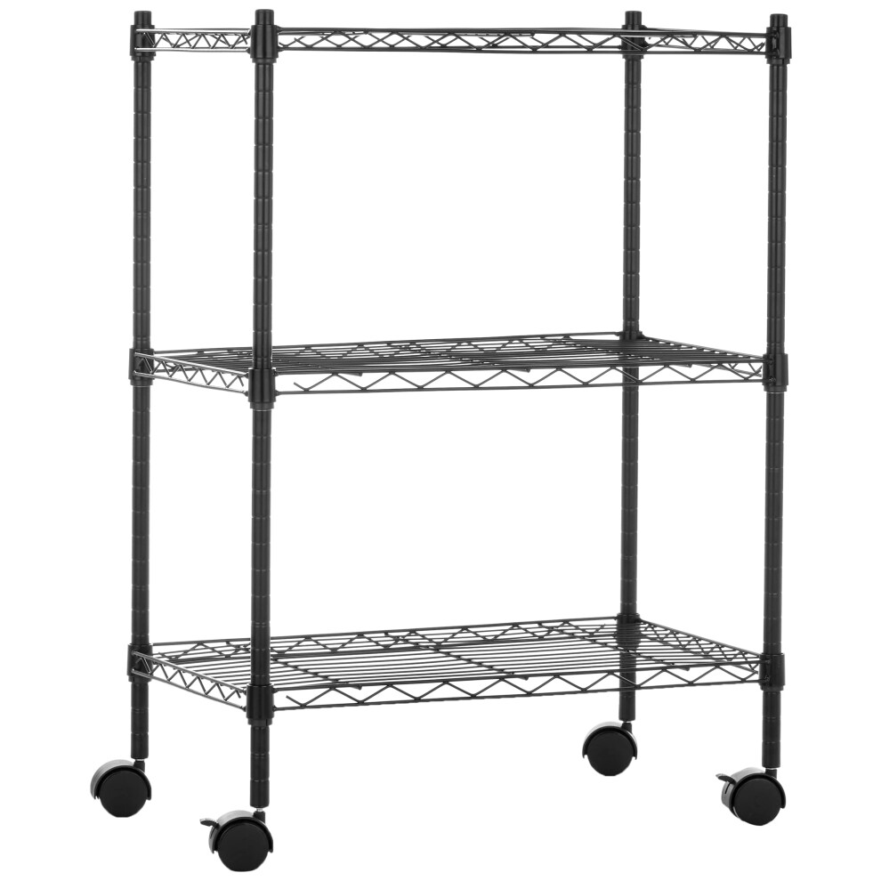 Amazon Basics 3-Shelf Narrow Adjustable  Heavy Duty Storage Shelving U