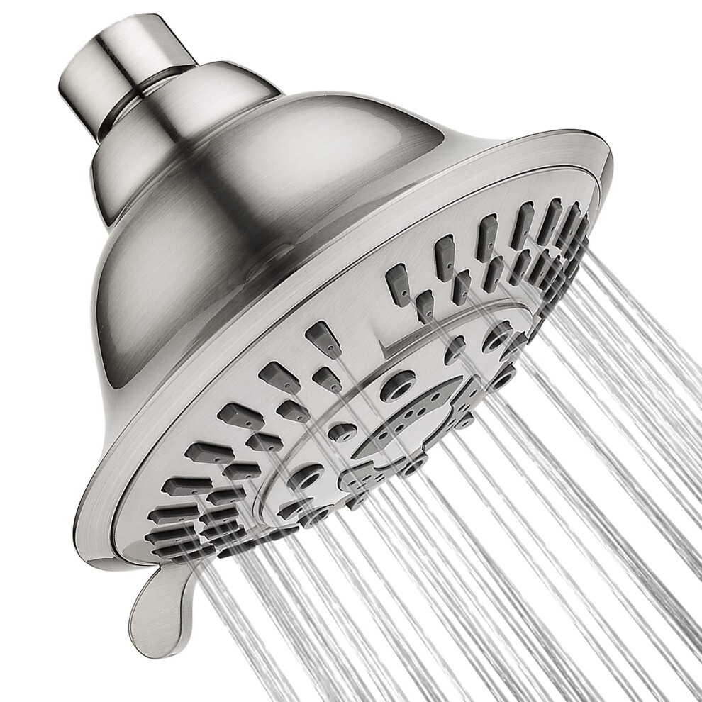 BRIGHT SHOWERS 9 Spray Settings Rain Showerhead High Pressure Shower H