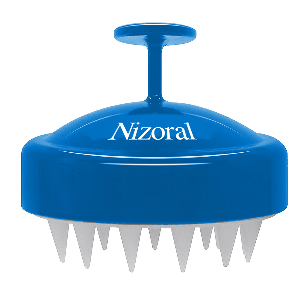 Nizoral Hair Shampoo Brush with Soft Silicone Scalp Massager Brush Hea