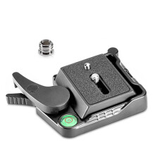 Neewer? Black Aluminum Alloy Quick Release QR Plate Adapter with 1/4 "