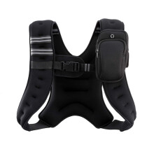 ZELUS Gewichtsweste, 12lb Gewichtsweste mit reflektierendem Streifen f r Workout, Krafttraining, Laufen, Fitness, Muskelaufbau, Gewichtsverlust,