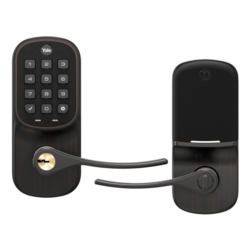 Yale Assure Lever - Z-Wave Smart Door Lever for Keyless Access (for Do