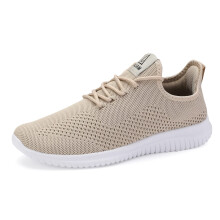 Scarpe da Corsa VAMJAM Uomo Ultra Leggere Traspiranti Sneakers Casual Sport Off White Si