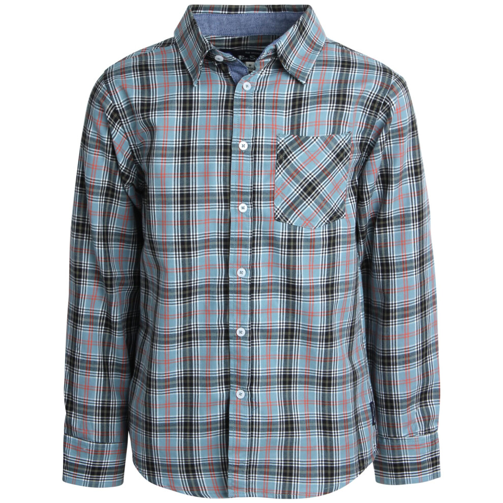 Ben Sherman Boys' Shirt - Casual Long Sleeve Button Down Collared Shir