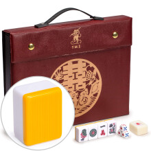 Set Mahjong cinese Yellow Mountain Imports - Rouge Prestige - Set professionale di 146 tessere medie per il gioco in stile cinese [???? ????]