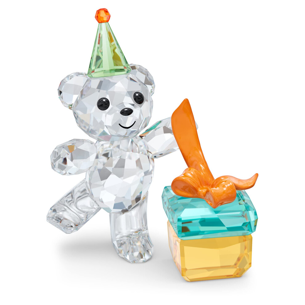 SWAROVSKI Kris Bears Best Wishes Figurine  clear Swarovski crystal wit