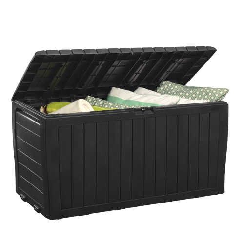 Keter Keter Marvel Plus 71 Gallon Resin Deck Box-Organization and Storage fo