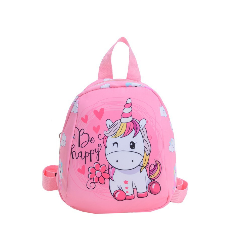 (Pink WINK Unicorn) Charming And Fun Unicorn Backpack For Kids With Adorable Features And Durable Nylon Fabric-image-OPC-PFM2KK7-NEW