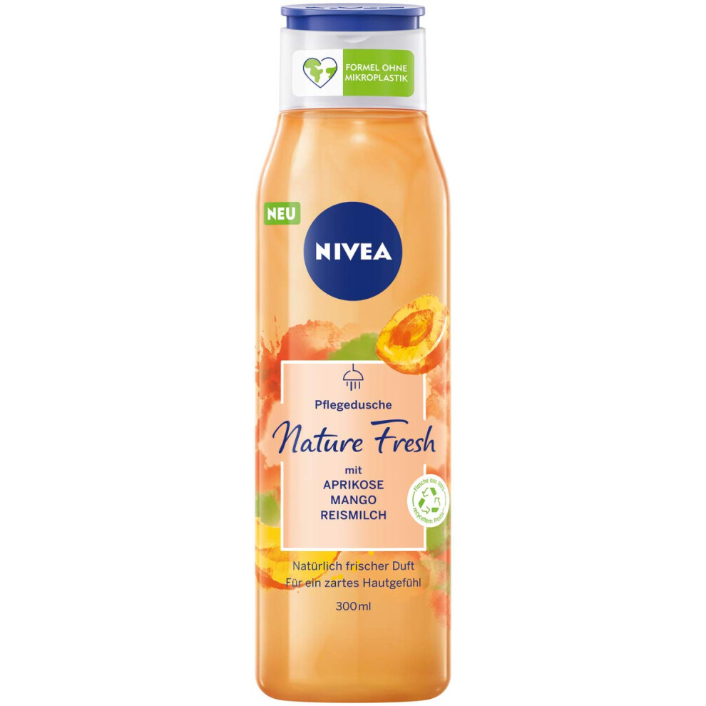 NIVEA Fresh Blends Apricot (300 ml)  Shower Gel with Refreshing Aprico