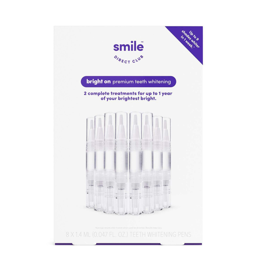 SmileDirectClub Teeth Whitening Kit - 8 1.4ml Gel Pens - Professional