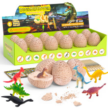 Dinosaurier Eier - Dino Ei Ausgrabungsset für Kinder - Dinosaurier Spielzeug Geschenk für Jungen 3-12 Jahre