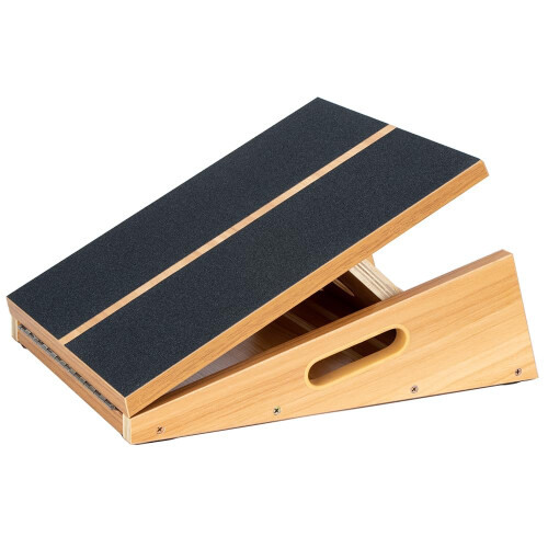 StrongTek Professional Wooden Slant Board  Adjustable Incline Board  a