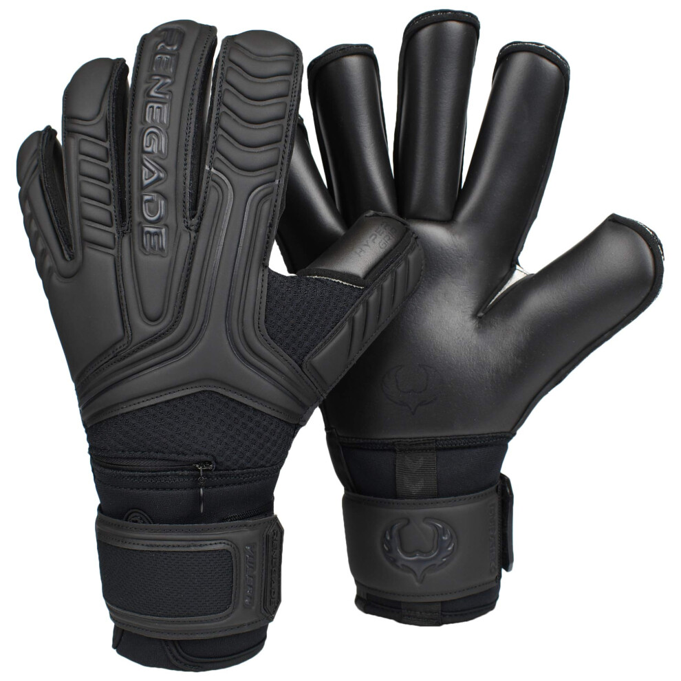 Photos - Goalkeeper Gloves Renegade GK GK Vulcan Onyx Goalie Gloves with Finger Spines 3.5+3mm H RSG-VC-ON-07